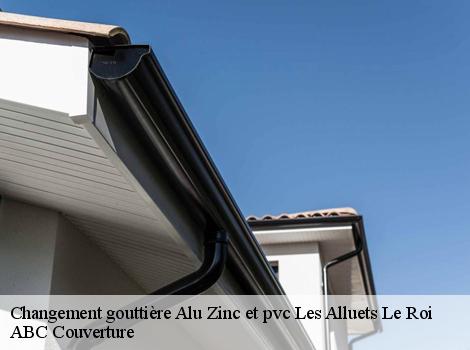 Changement gouttière Alu Zinc et pvc  78580