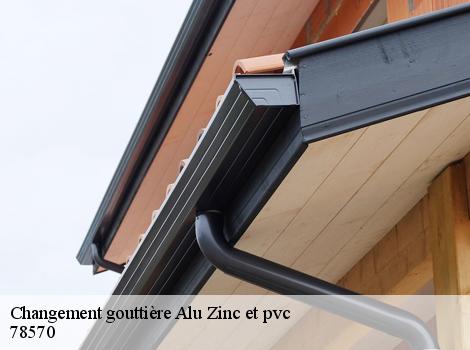 Changement gouttière Alu Zinc et pvc  78570